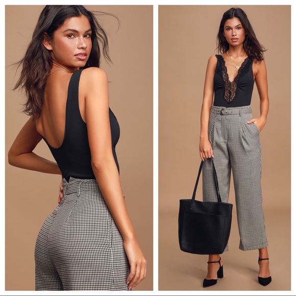 FREE PEOPLE BOHO LACE BODYSUIT KNIT TANK TOP A2C - Picture 11 of 16